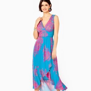 Lilly Pulitzer Moana Wrap Dress Size L